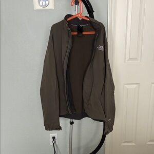 The North Face Men's Olive Jacket Lightweight Full-Zip